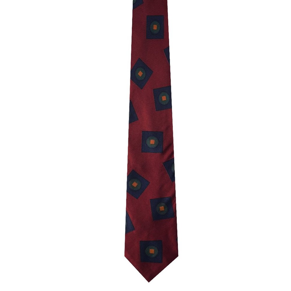 Ted Lapidus Geometric Pattern Necktie